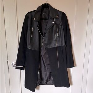 Express Black Leather Jacket Collection